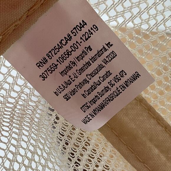 Straw Snapback Mesh Trucker Hat Pink Flamingo Print - Picture 6 of 6